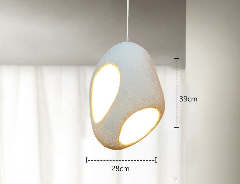 Unique Chic LED Hanging Light Wabi Sabi Style