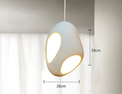Unique Chic LED Hanging Light Wabi Sabi Style