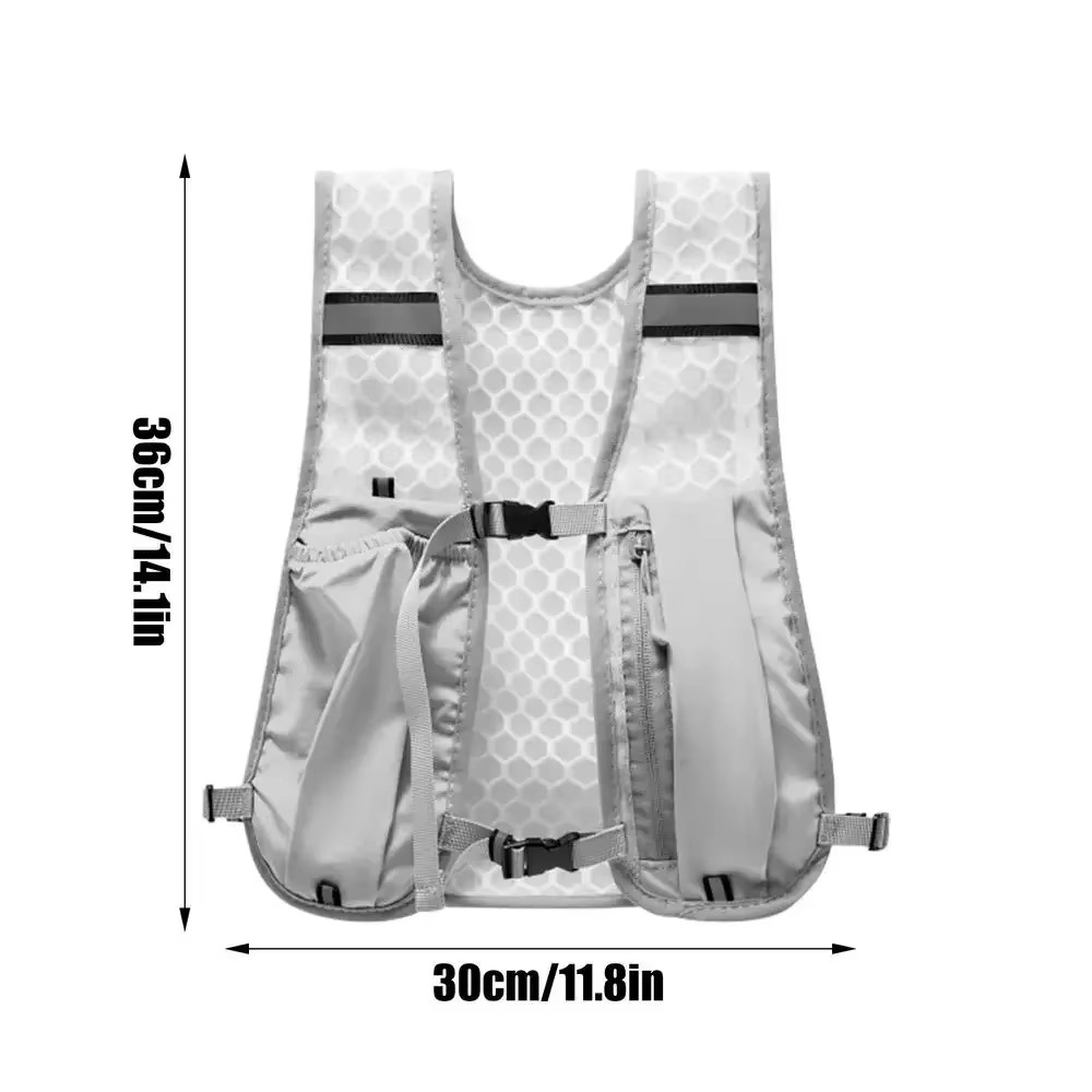 Lightweight Running Water Vest With Reflective Straps - Halri