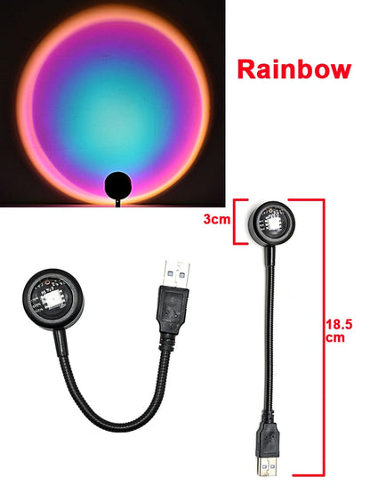 Colorful Portable USB Table Lamp