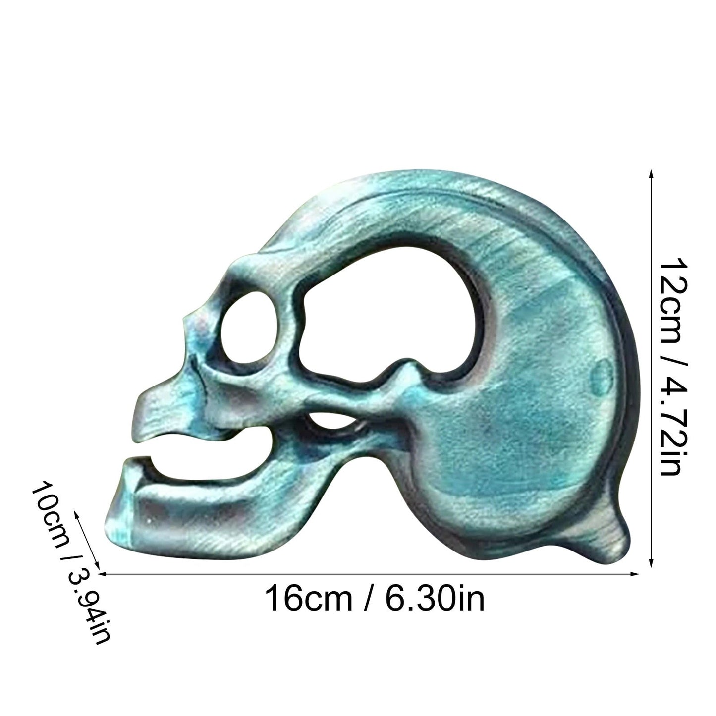 Decorative Skull Kitchen Knife Block - Halri