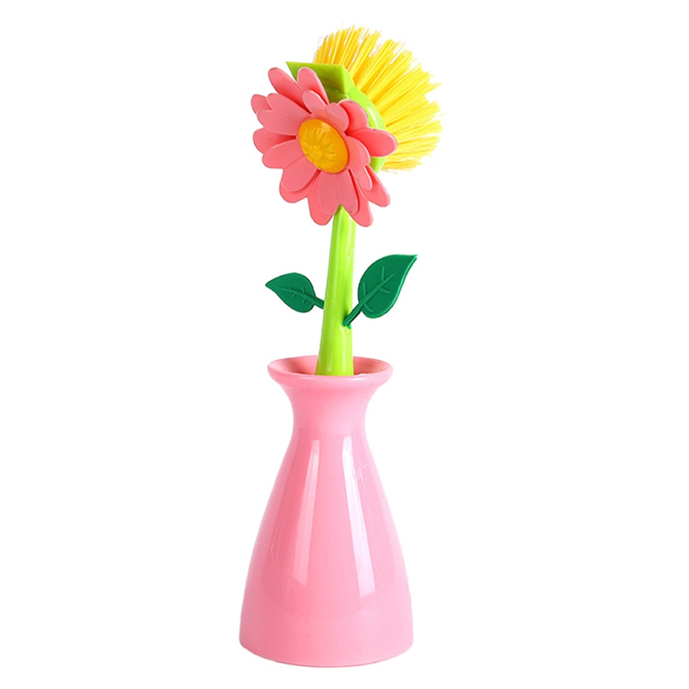Soft Bristle Plant Pot Cleaning Brush