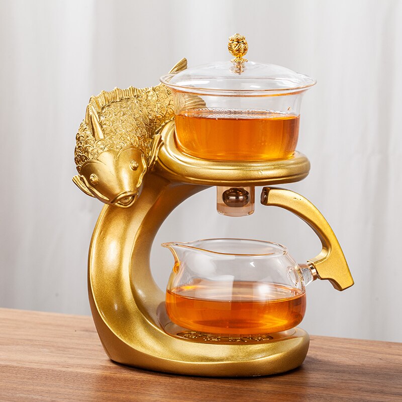 Ocean Blue Fish Shaped Magnetic Teapot - Halri