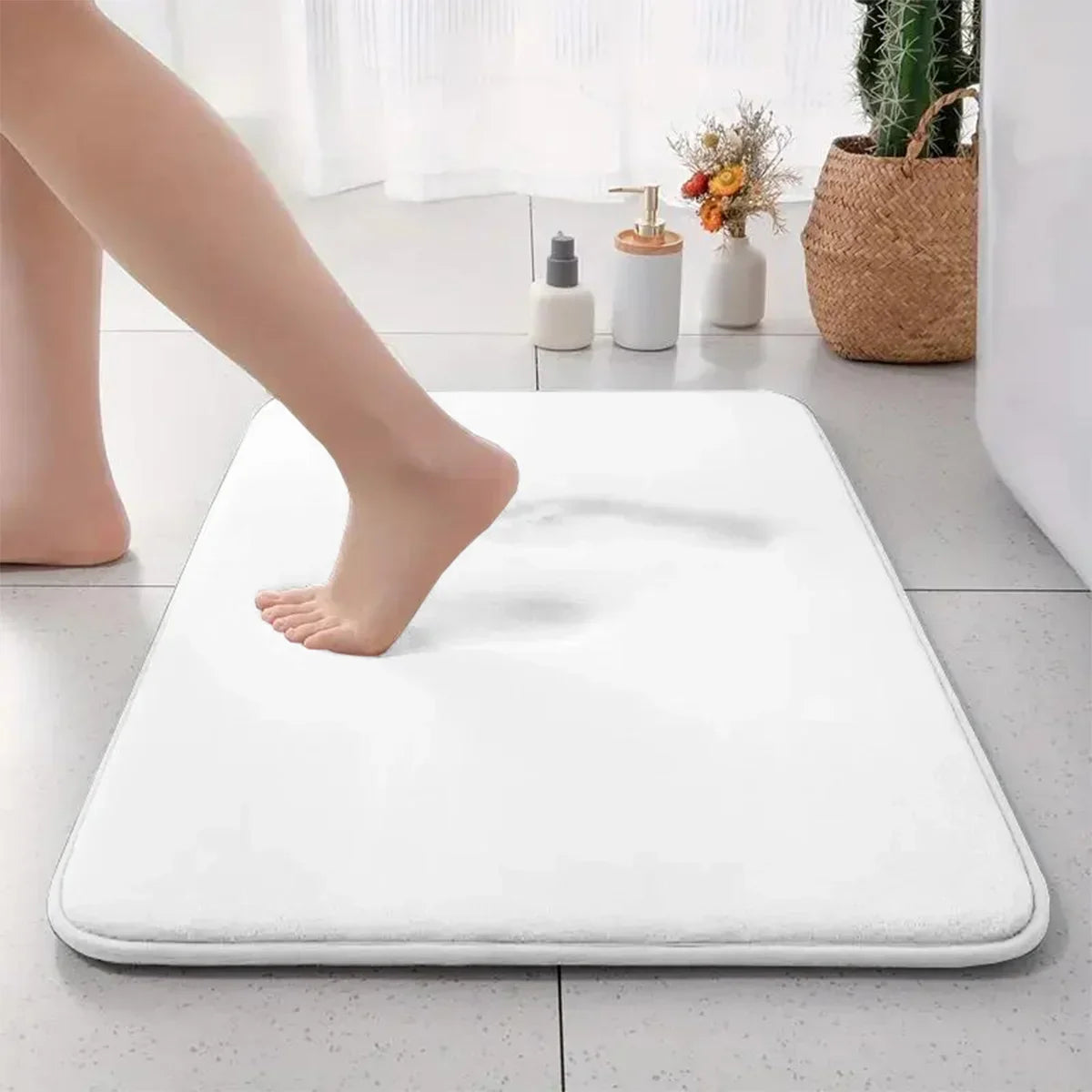 Plush Soft Anti-Slip Bathroom Mat