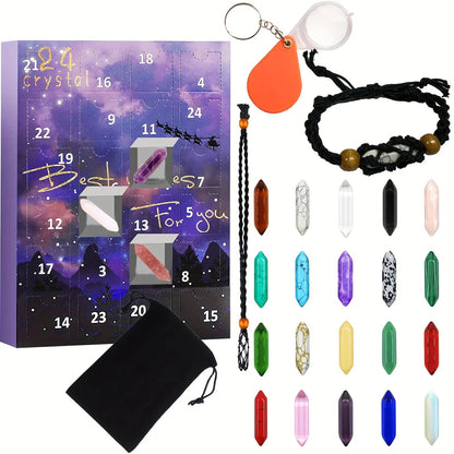 Sparkling Gemstone Christmas Countdown Calendar