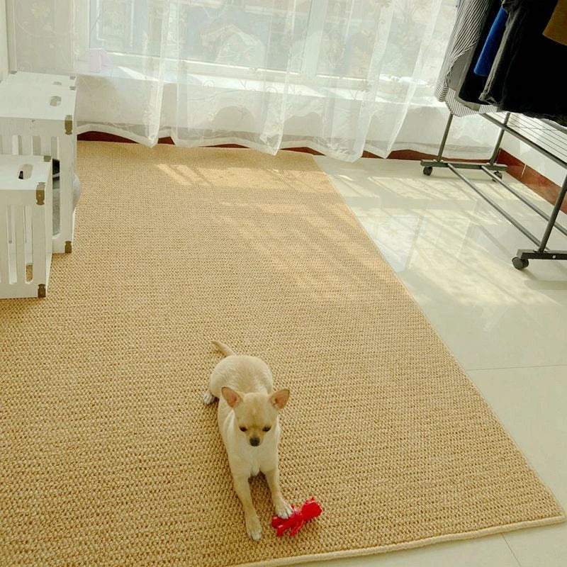 Natural Fiber Non Slip Area Rug for Home Decor - Halri