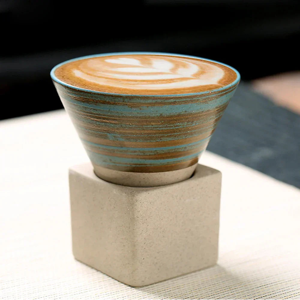 Small Vintage Ceramic Coffee Cup Set