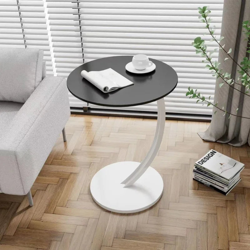 Sturdy Circular End Table for Home Decor