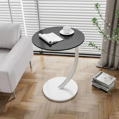 Sturdy Circular End Table for Home Decor