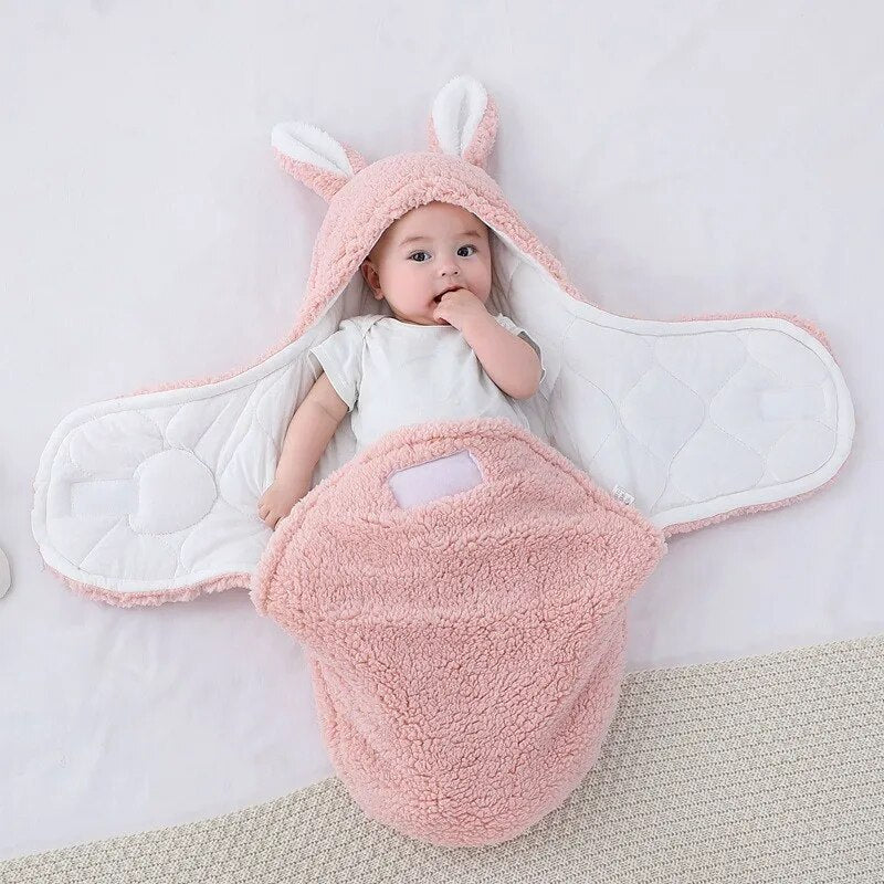 Soft Bunny Baby Sleep Sack Wrap