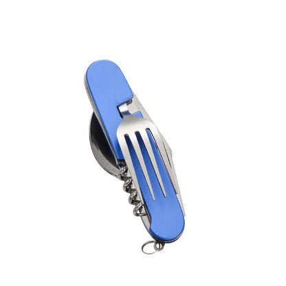 Portable 4-in-1 Stainless Steel Travel Utensils - Halri