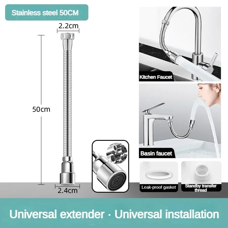 Easy Fit Kitchen Faucet Spray Nozzle Extender