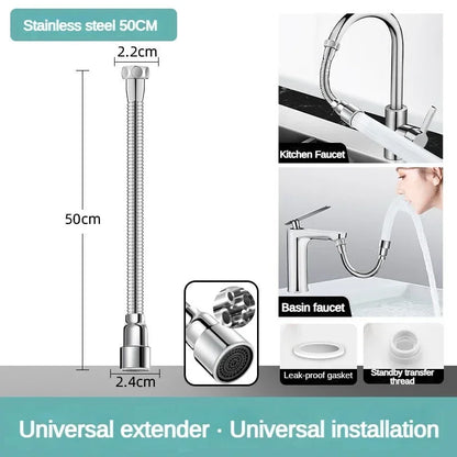 Easy Fit Kitchen Faucet Spray Nozzle Extender