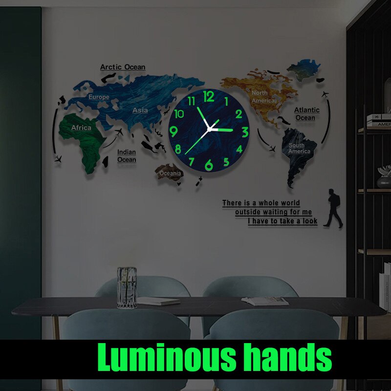 Creative 3D Acrylic DIY Wall Clock