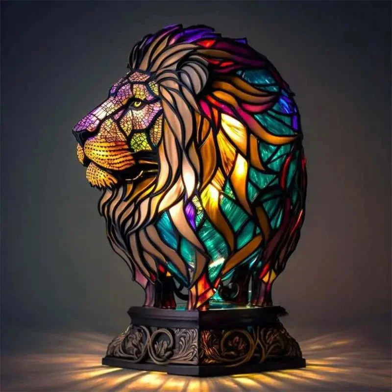 Colorful 3D Animal Table Lamp Retro Style - Halri