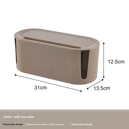 Compact Cable Management Box with Lid