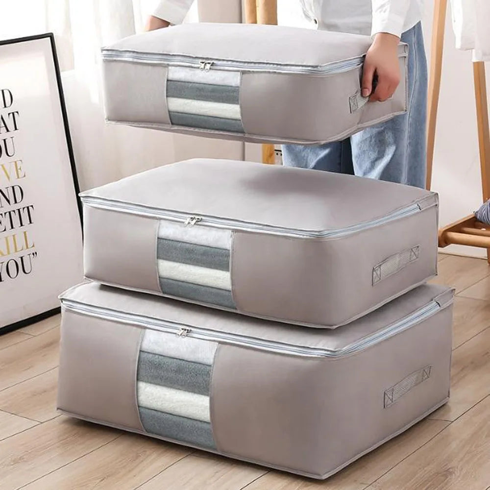 Collapsible Closet Storage Bag for Clothes and Bedding - Halri