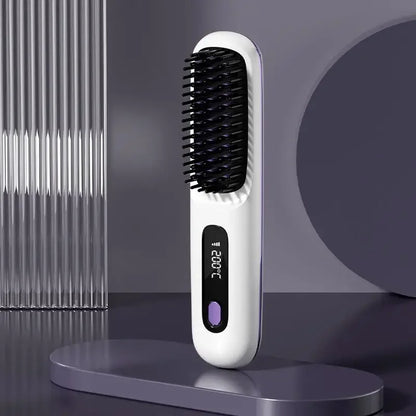 Portable Ceramic Hair Straightener with USB Charging