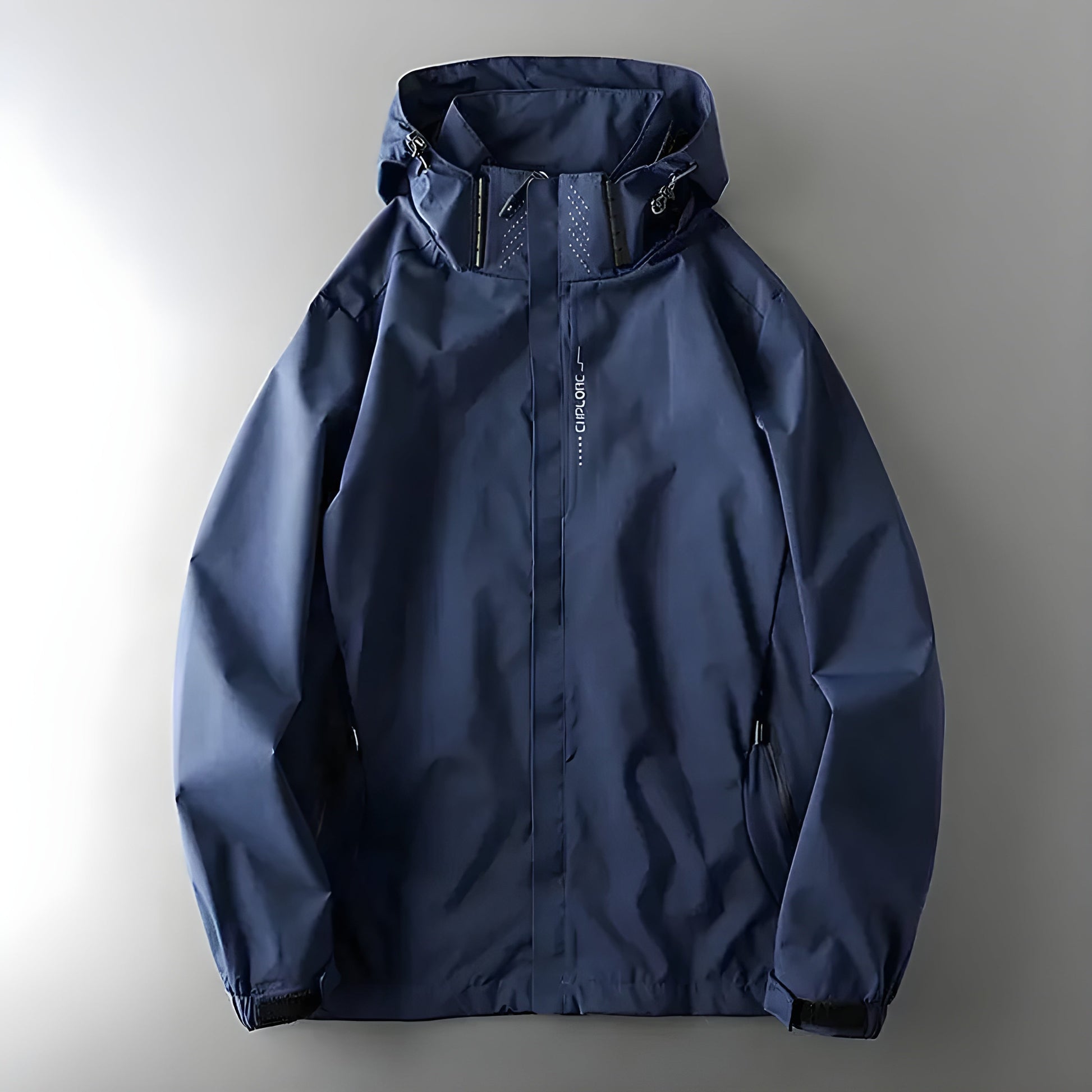 Waterproof Breathable Zip Up Hoodie Jacket - Halri