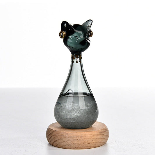 Whimsical Kitty Weather Station Bottle - Halri