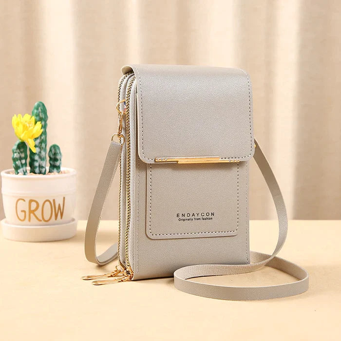 Safe RFID Blocking Cross Body Purse Travel Wallet