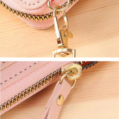 Safe RFID Blocking Cross Body Purse Travel Wallet
