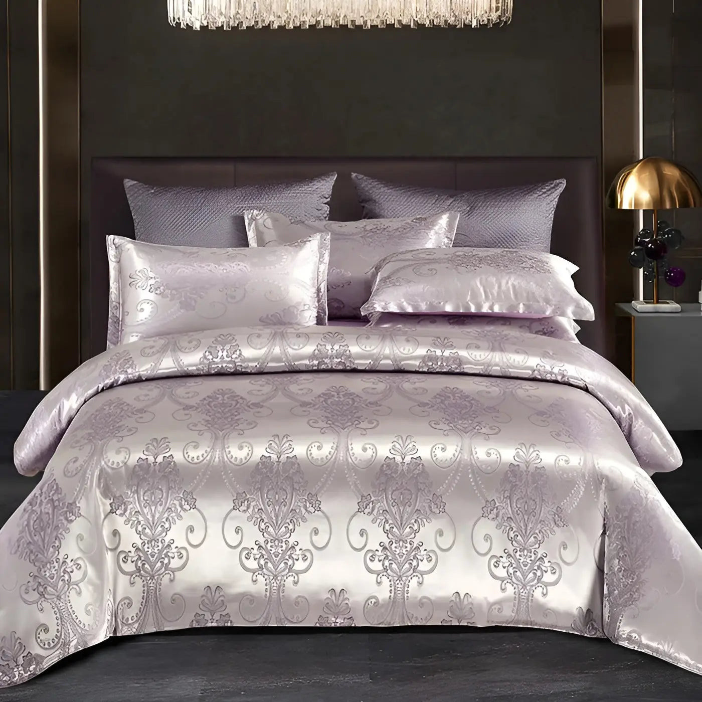 Elegant Soft Jacquard Duvet Cover for Bedroom - Halri