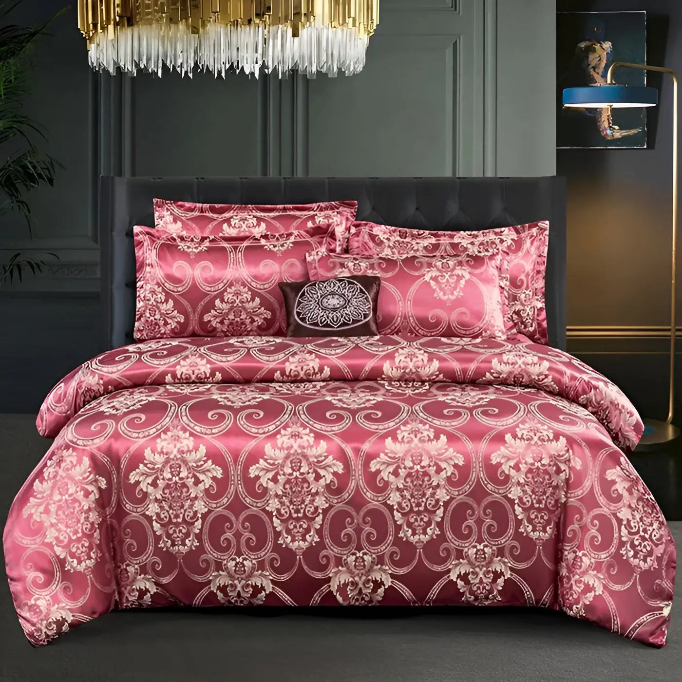 Elegant Soft Jacquard Duvet Cover for Bedroom