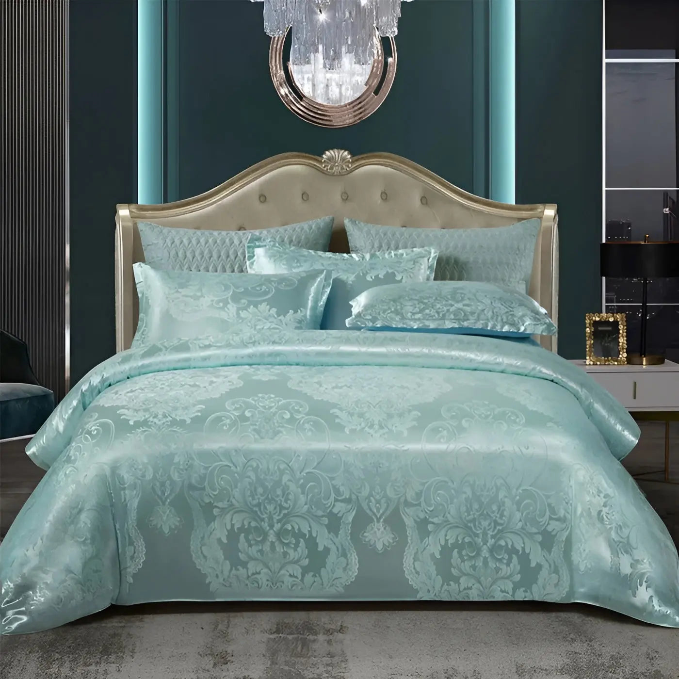 Elegant Soft Jacquard Duvet Cover for Bedroom