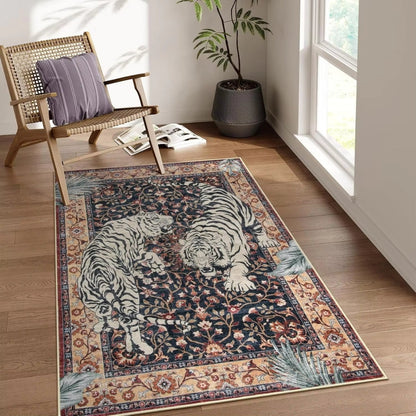 Halri | Savage Grace Tiger Tapestry Carpet Rug