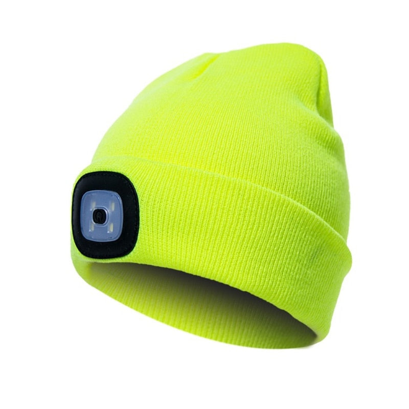 Warm Bright LED Sports Beanie Hat