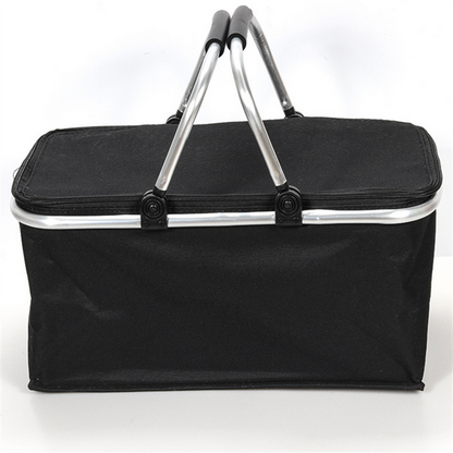 Portable Insulated Collapsible Outdoor Picnic Basket