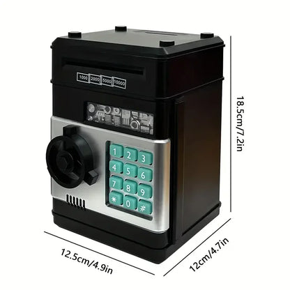 Digital Money Box with Lock and Code for Kids