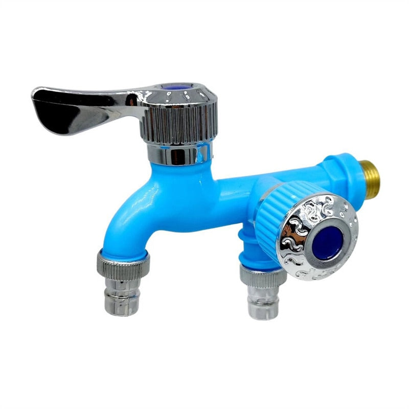 Easy Install Dual Outlet Faucet Adapter