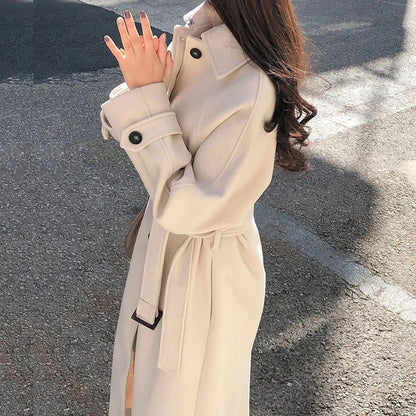 Fashionable Women's Winter Long Coat