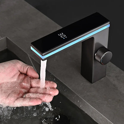 Smart LED Faucet with Touchless Digital Temperature Control - Halri