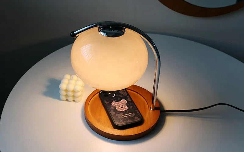 Vintage Style Candle Holder Lamp
