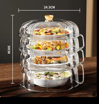 Collapsible Microwave Food Lid Protector