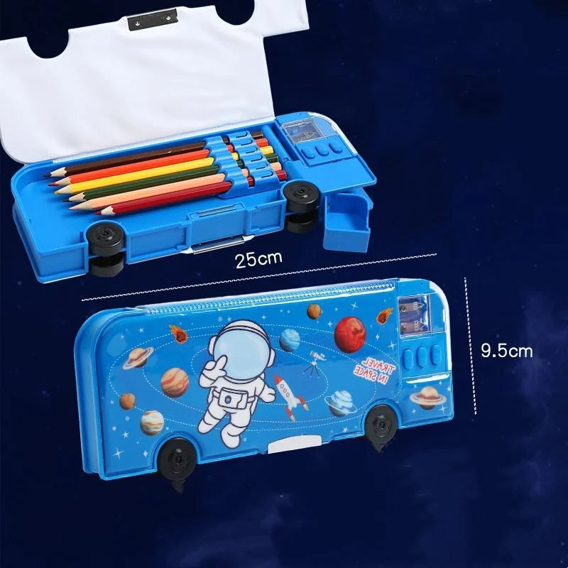 Colorful Fun Kids Pencil Case Box - Halri
