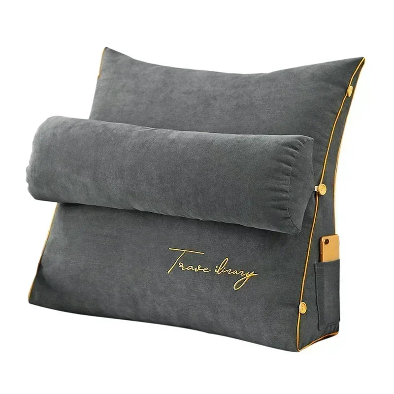 Comfortable Bed Back Pillow for Reading and TV
