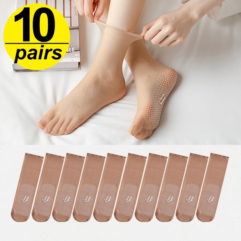 Lightweight Comfortable Summer Silk Ladies Socks