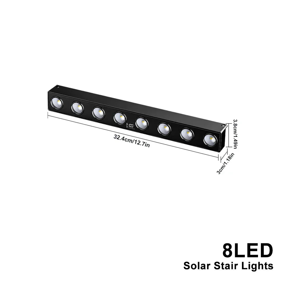 Bright Solar Powered Outdoor LED Garden Lights 4-Pack