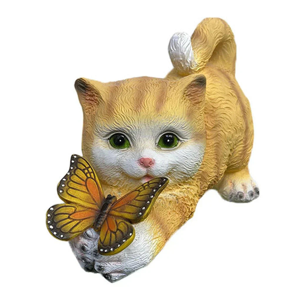 Colorful Cat Figurine Table Lamp - Halri