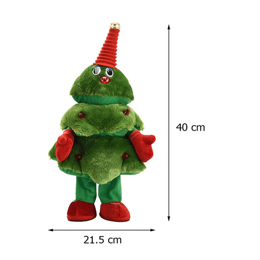 Small Musical Christmas Tree Figurine Ornaments - Halri