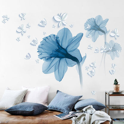 Beautiful Floral Vinyl Wall Decal Sticker