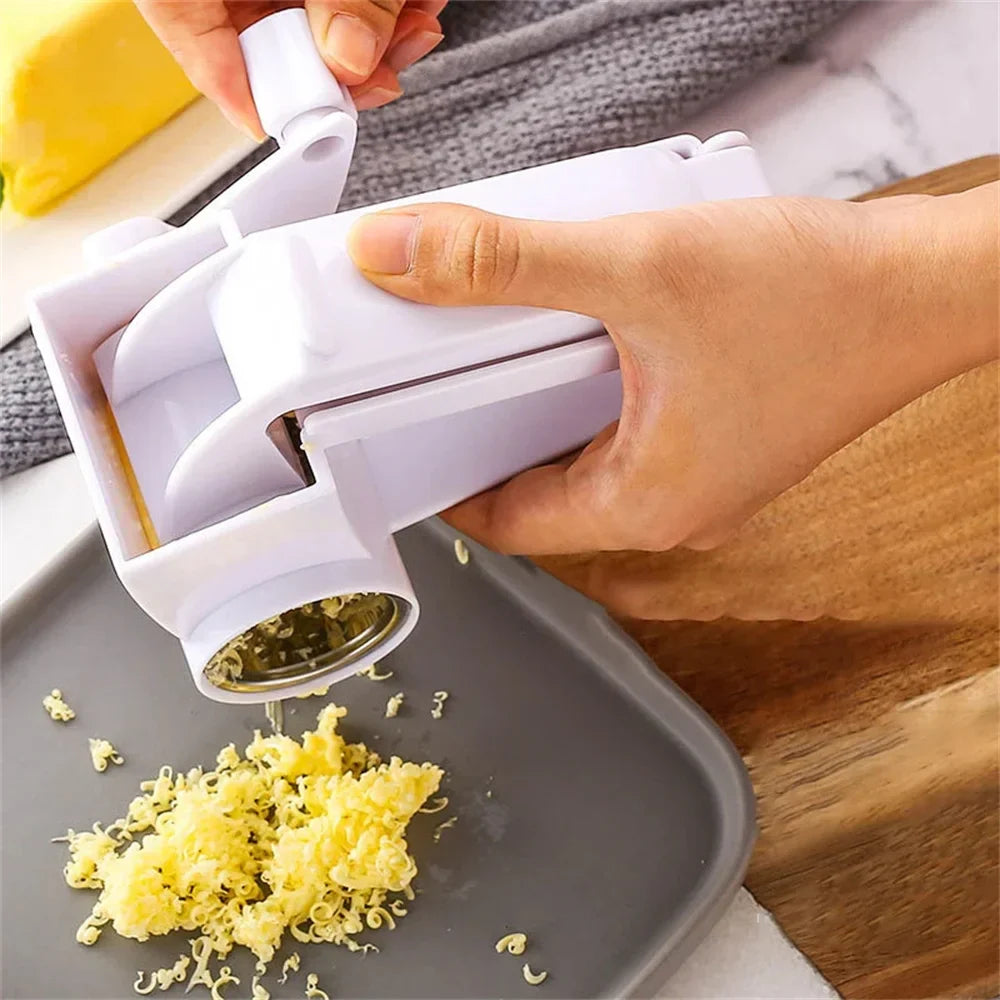 Easy Use Manual Cheese Grater with Stainless Steel Drum - Halri