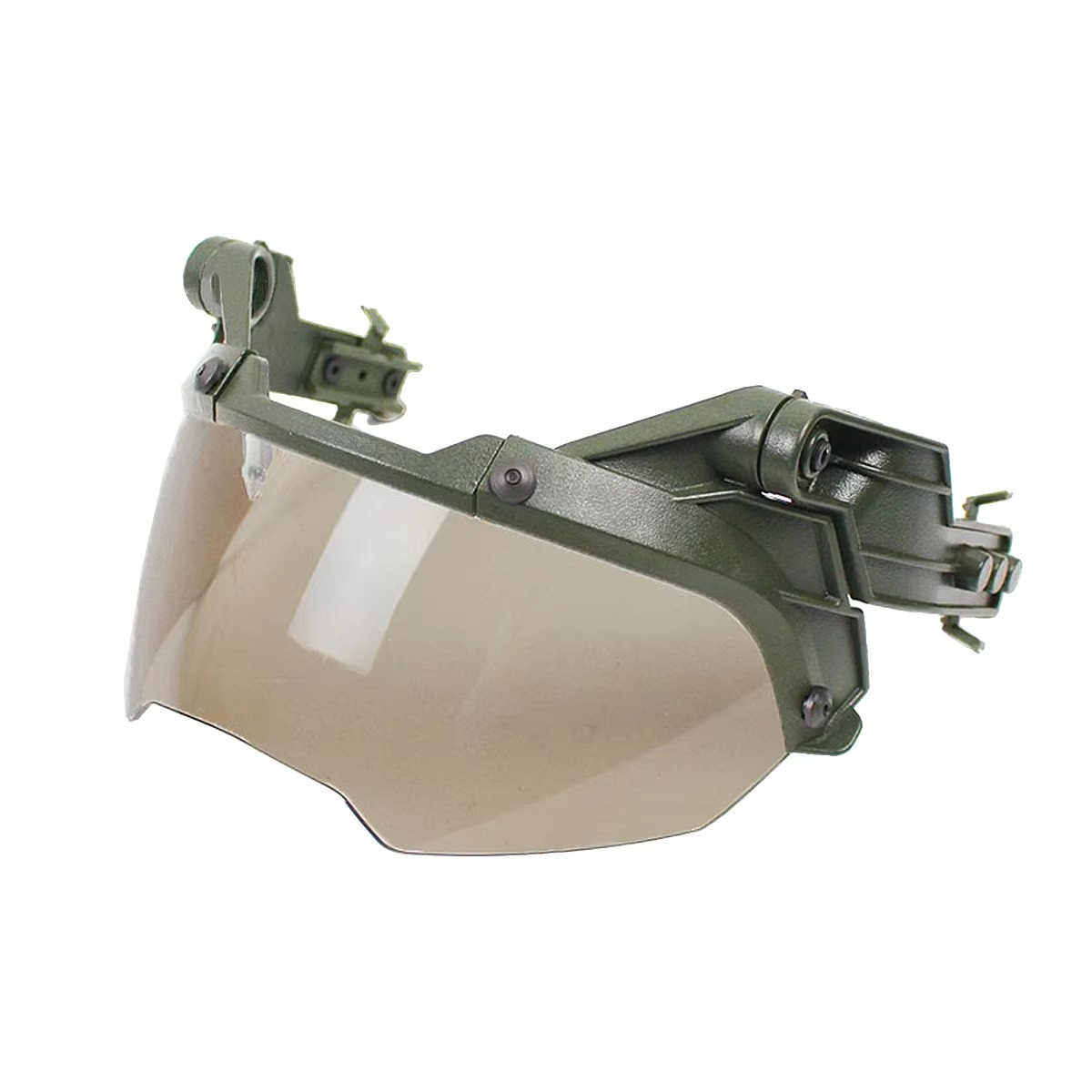 Tactical Adjustable Helmet with Fogproof Removable Goggles