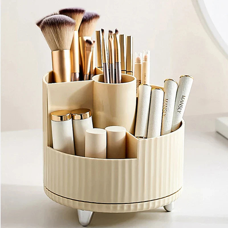 Clear Rotating Makeup Storage Cosmetic Box - Halri