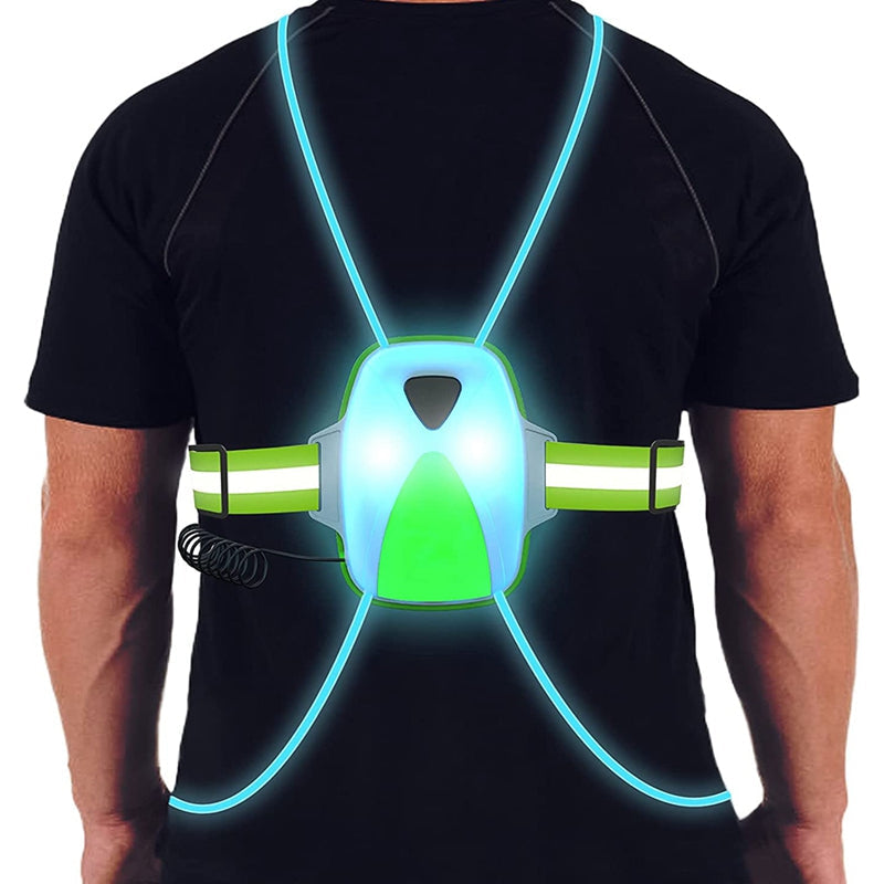 Bright Reflective LED Safety Running Vest