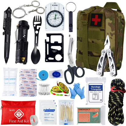 Emergency Medical Kit Bag – Complete First Aid Backpack
